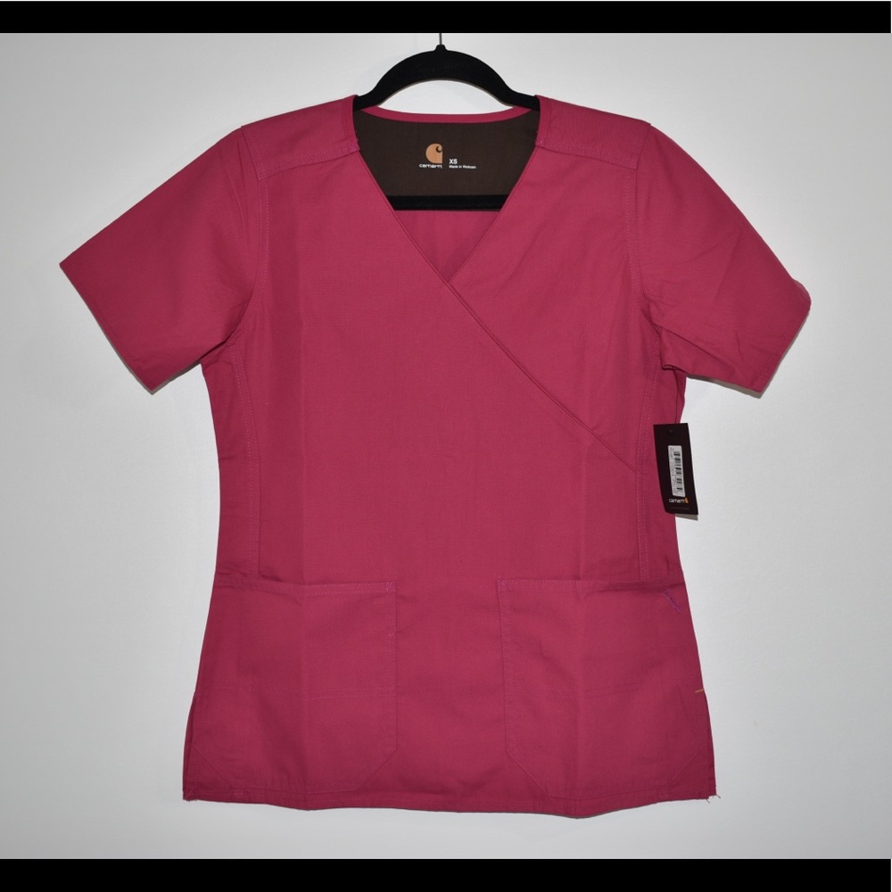 Carhartt Women’s XS Pink Scrub Top